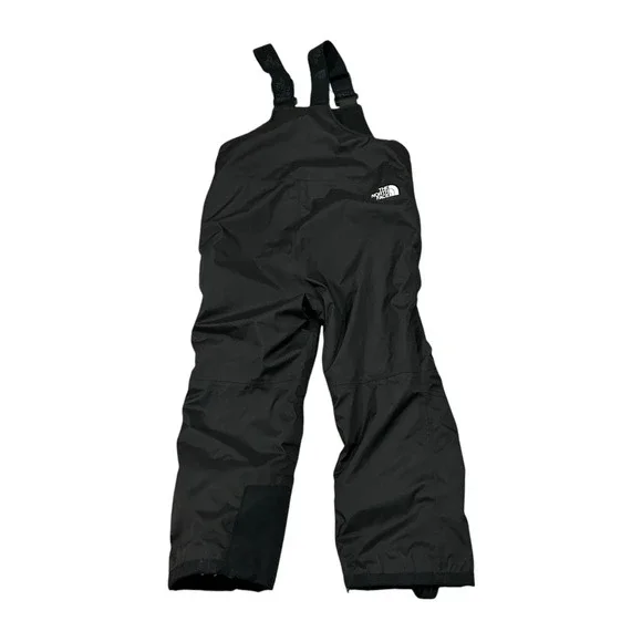 The North Face Dryvent Bib Overalls Kid's Size 6T Black Snow Winter - Picture 2 of 15